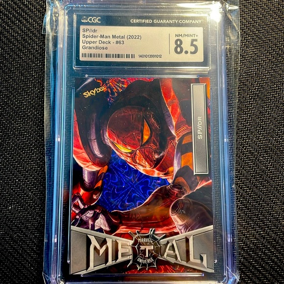 Spider-Man sp//dr Spider-Man Metal 2022 Upper Deck Grandiose card insert - Picture 1 of 2